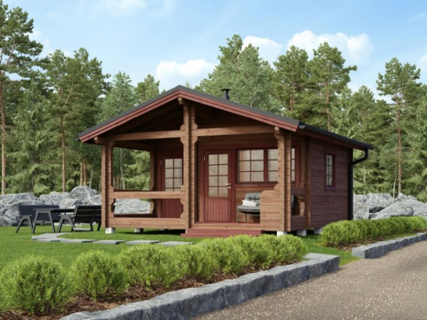 Баня из бруса 5,2 на 4,8 м